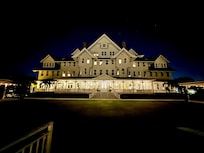 Such a classic! Exterior facing the pool.