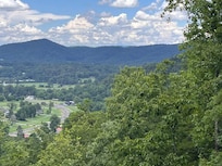 On top of the mountain hike
