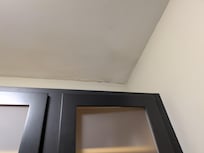 More water damage kitchen area