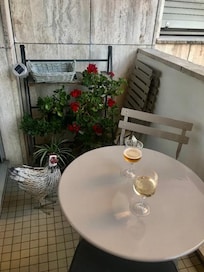 A little corner of the balcony....