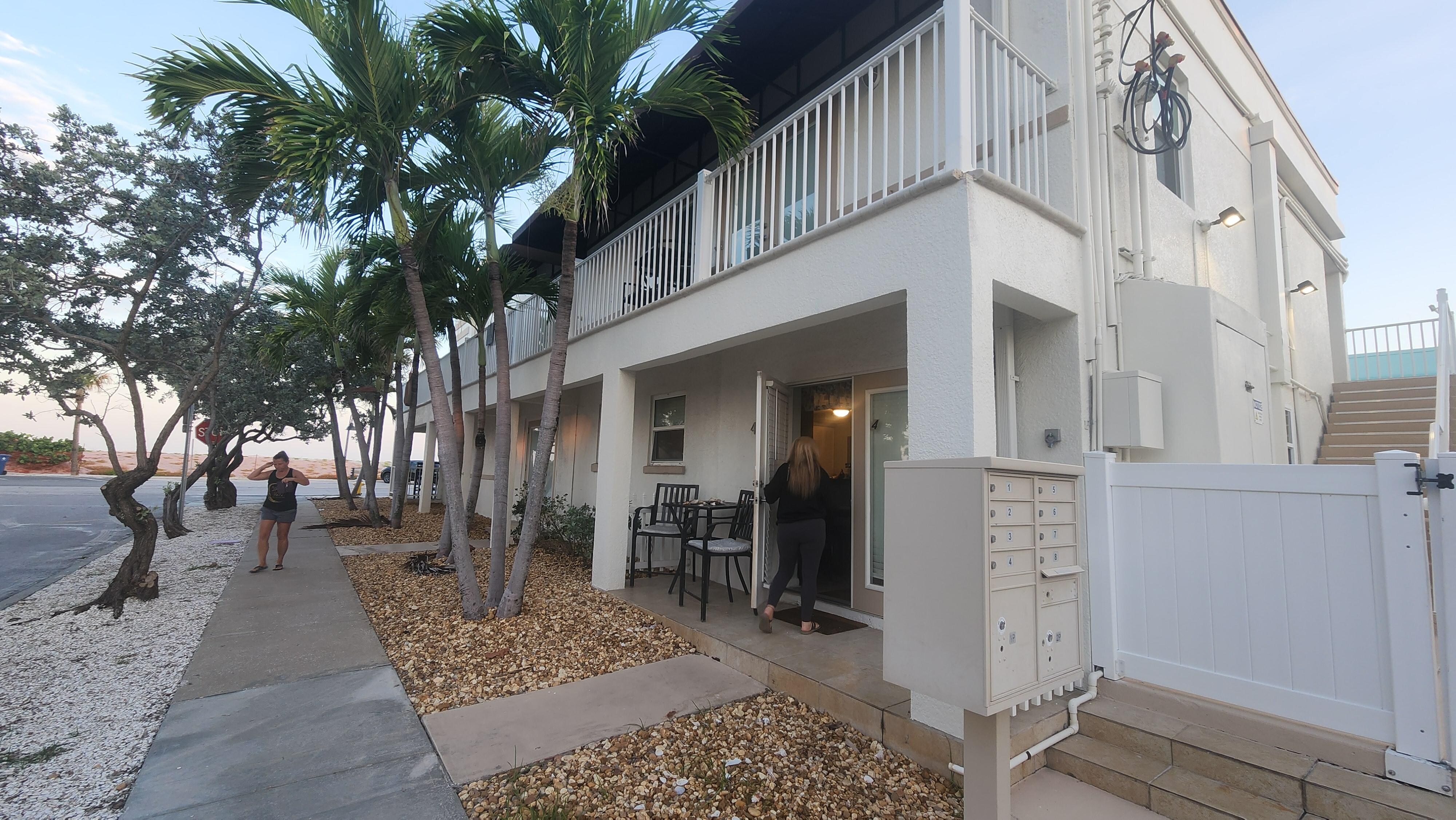 outside the condo