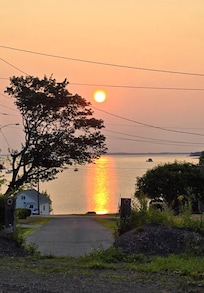 Beautiful sunrise view from the house.
