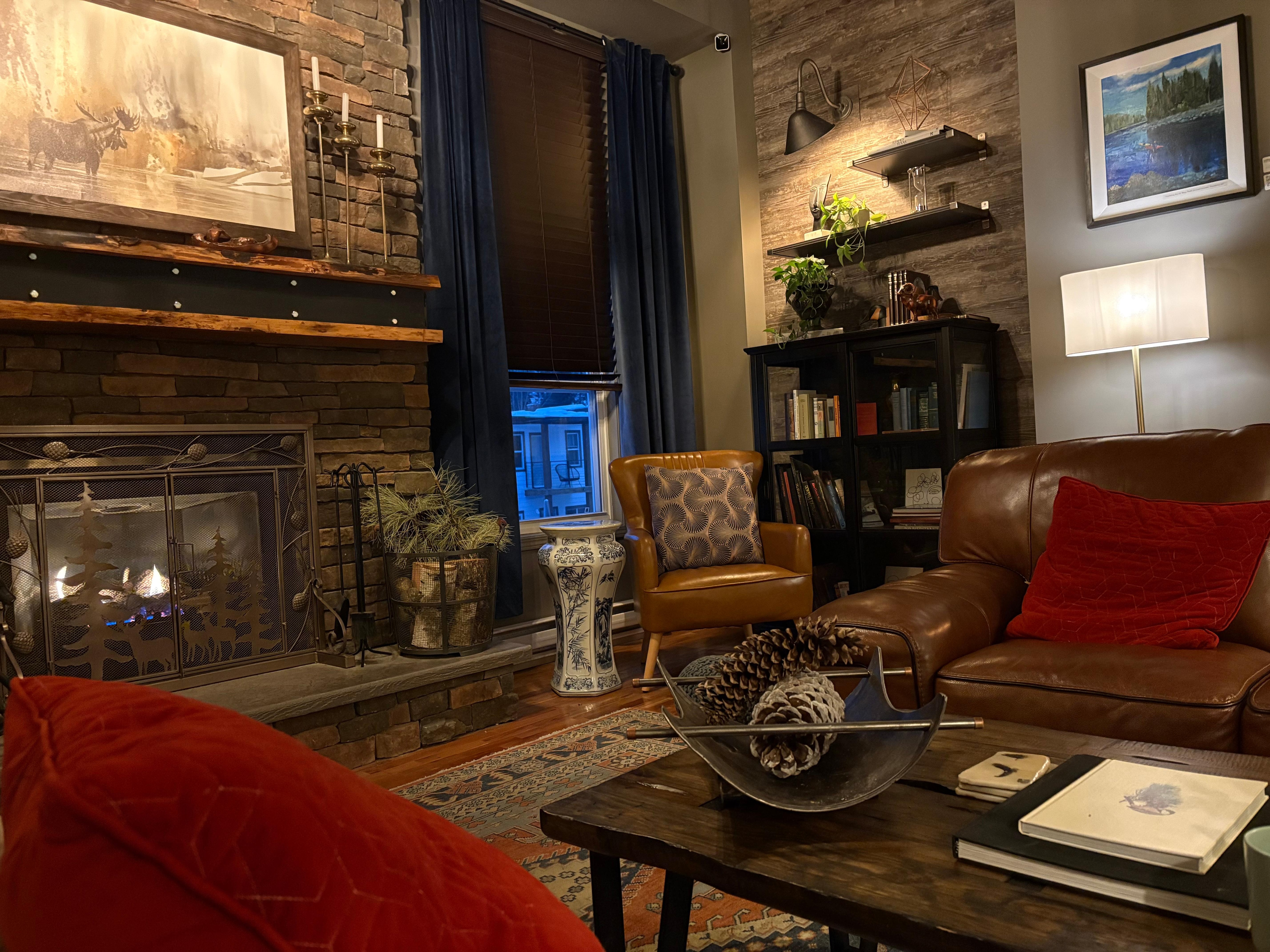 Loved sitting here and reading. 