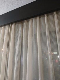 Curtain - no privacy backing