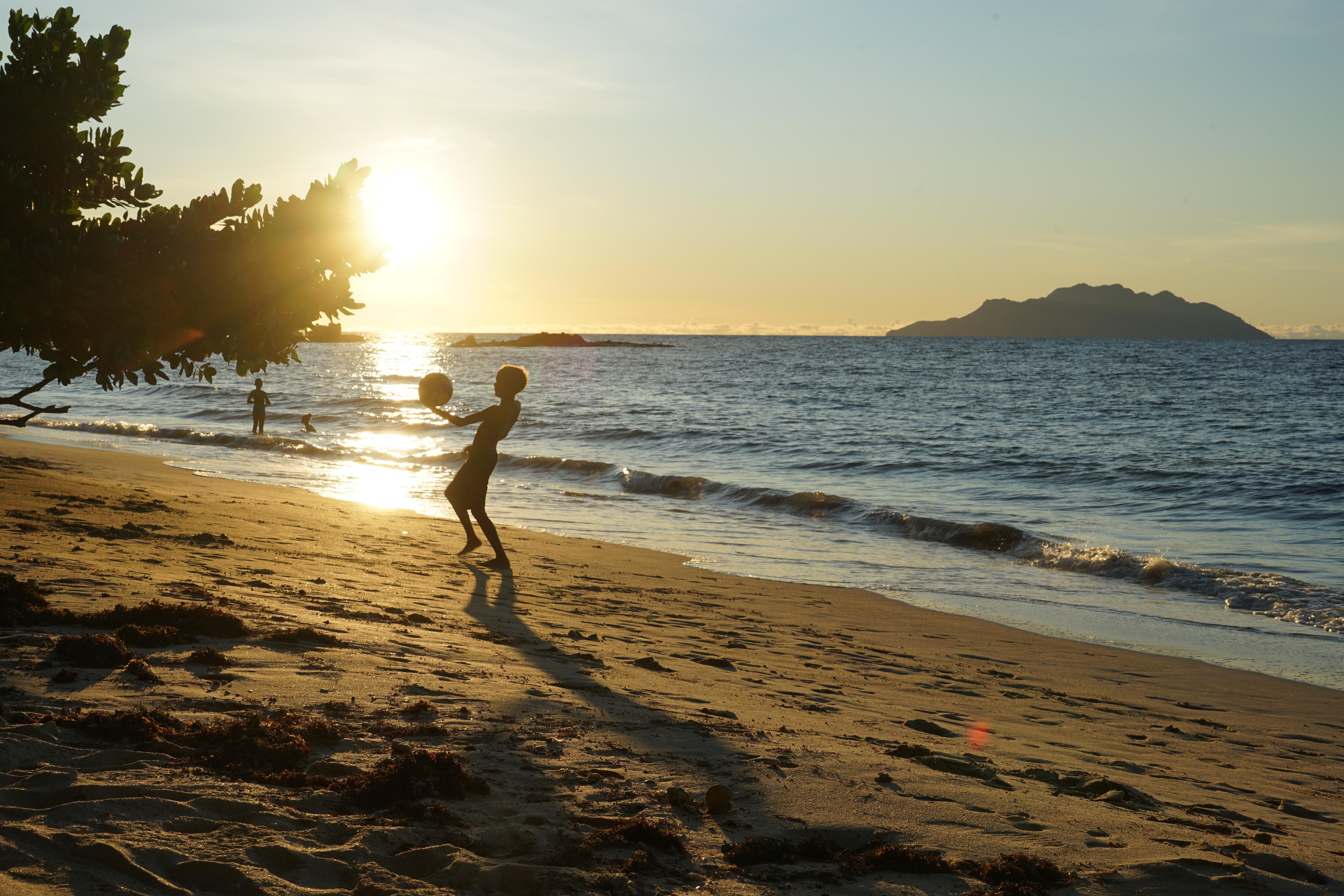 Sonnenuntergang vom Beau Vallon