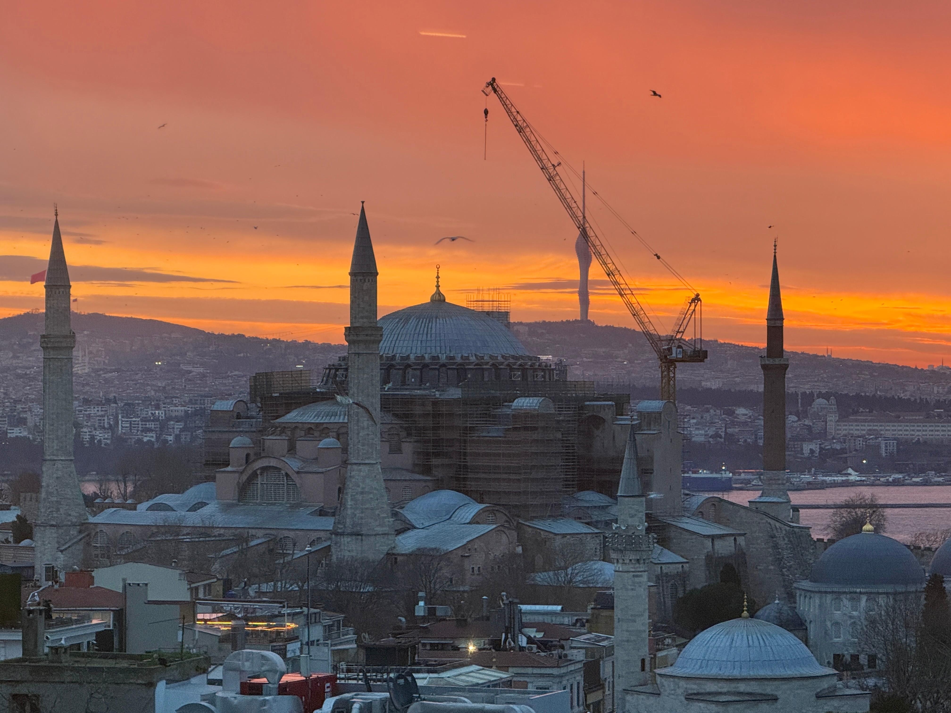 朝8:00頃、レストランからの眺望