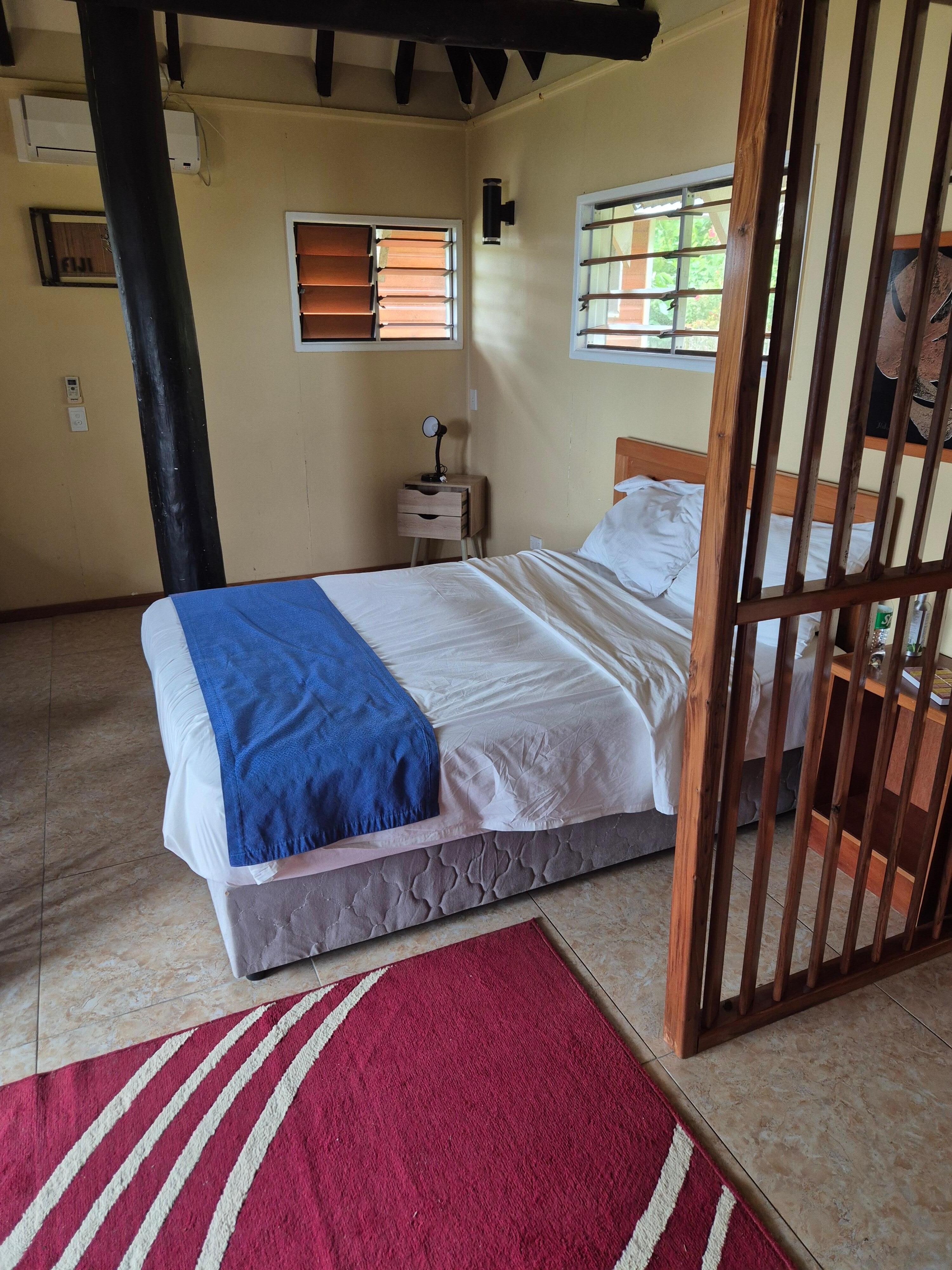 Tidy and spacious room.