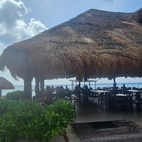 Definitely get the lime soup (traditional Myan recipe)