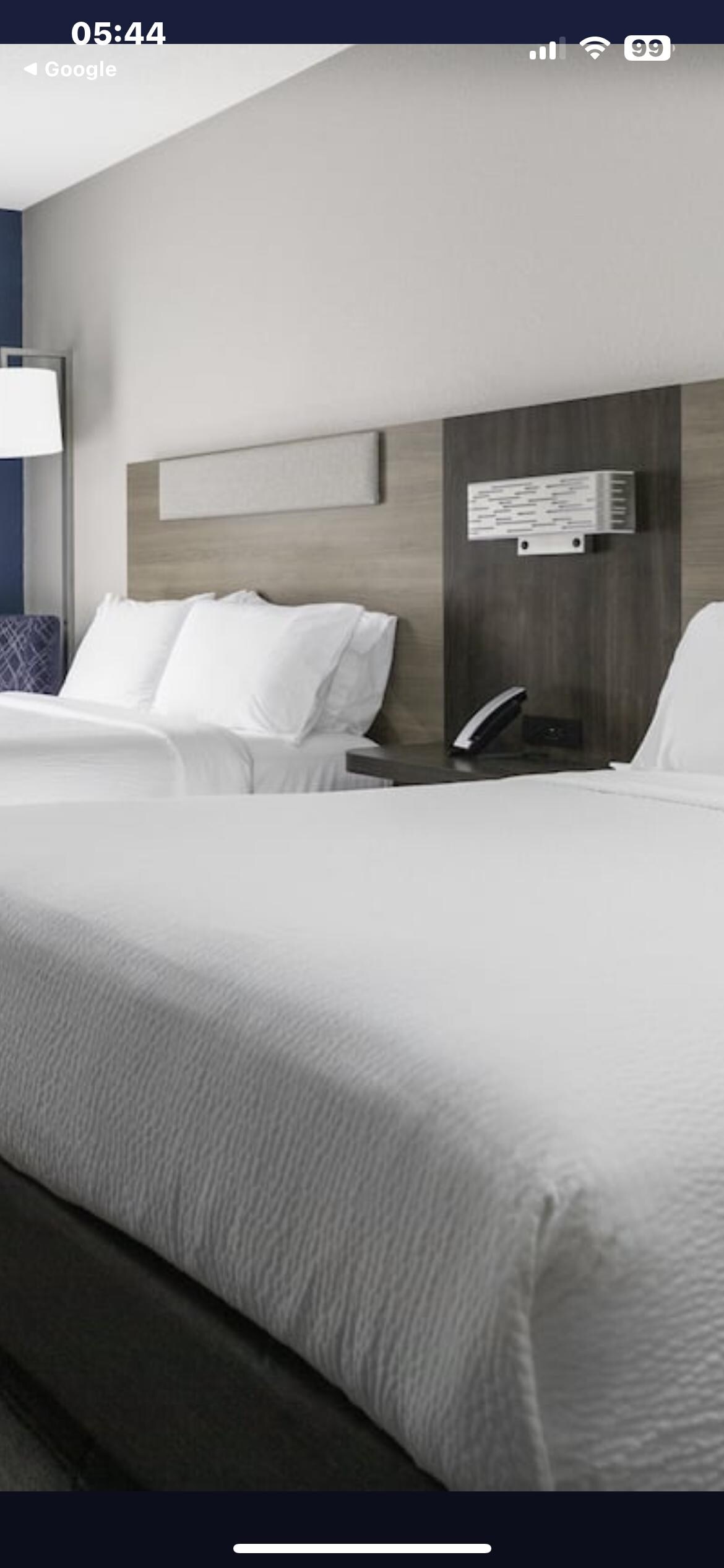 Comfy beds and room