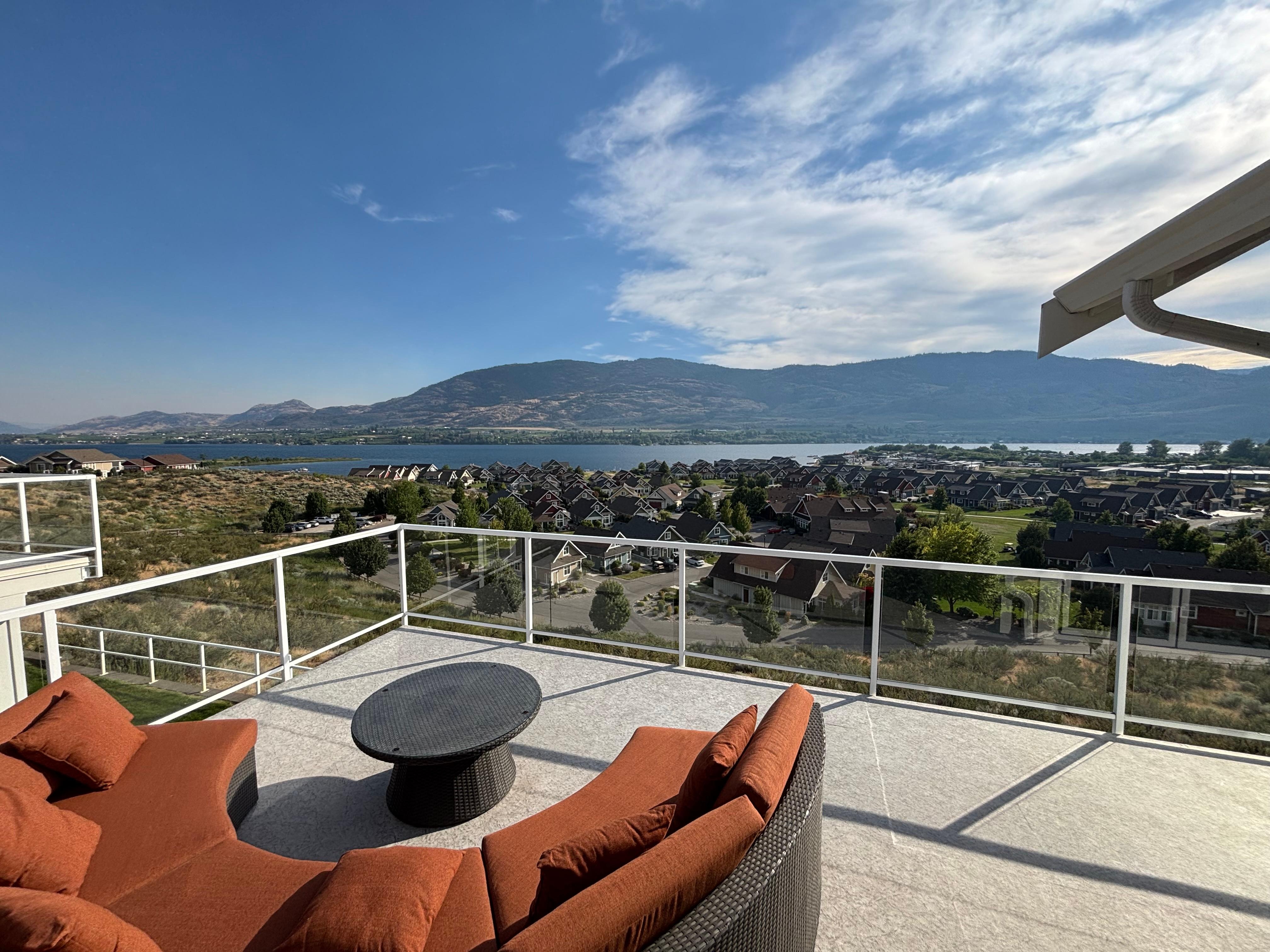 The view from the upper deck. 