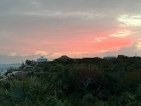 Beautiful sunset one night from the deck.