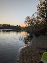 Sunset looking West at the beach