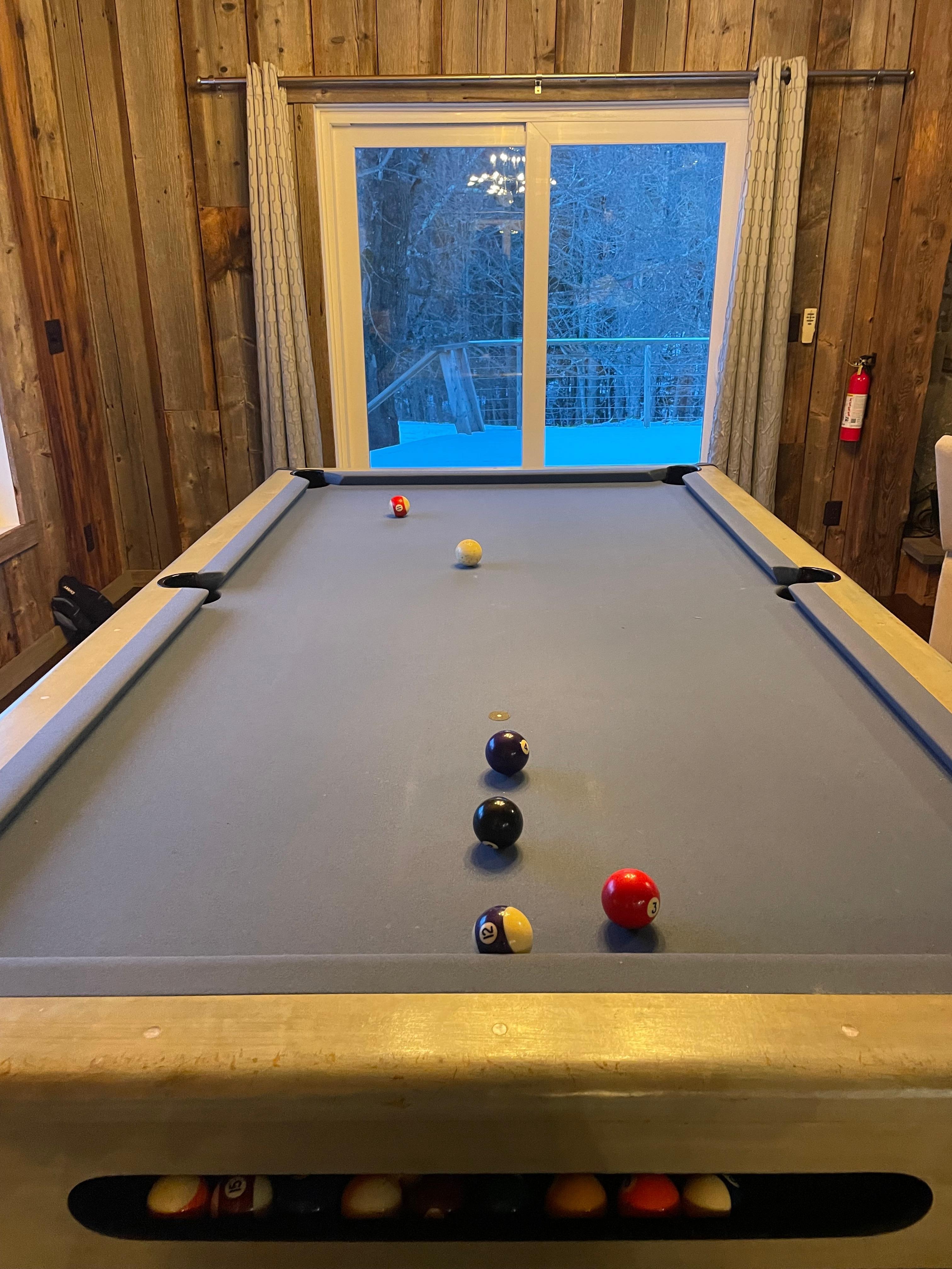 Loved playing pool 