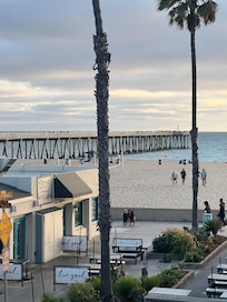 the beach