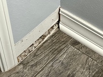 Missing baseboard