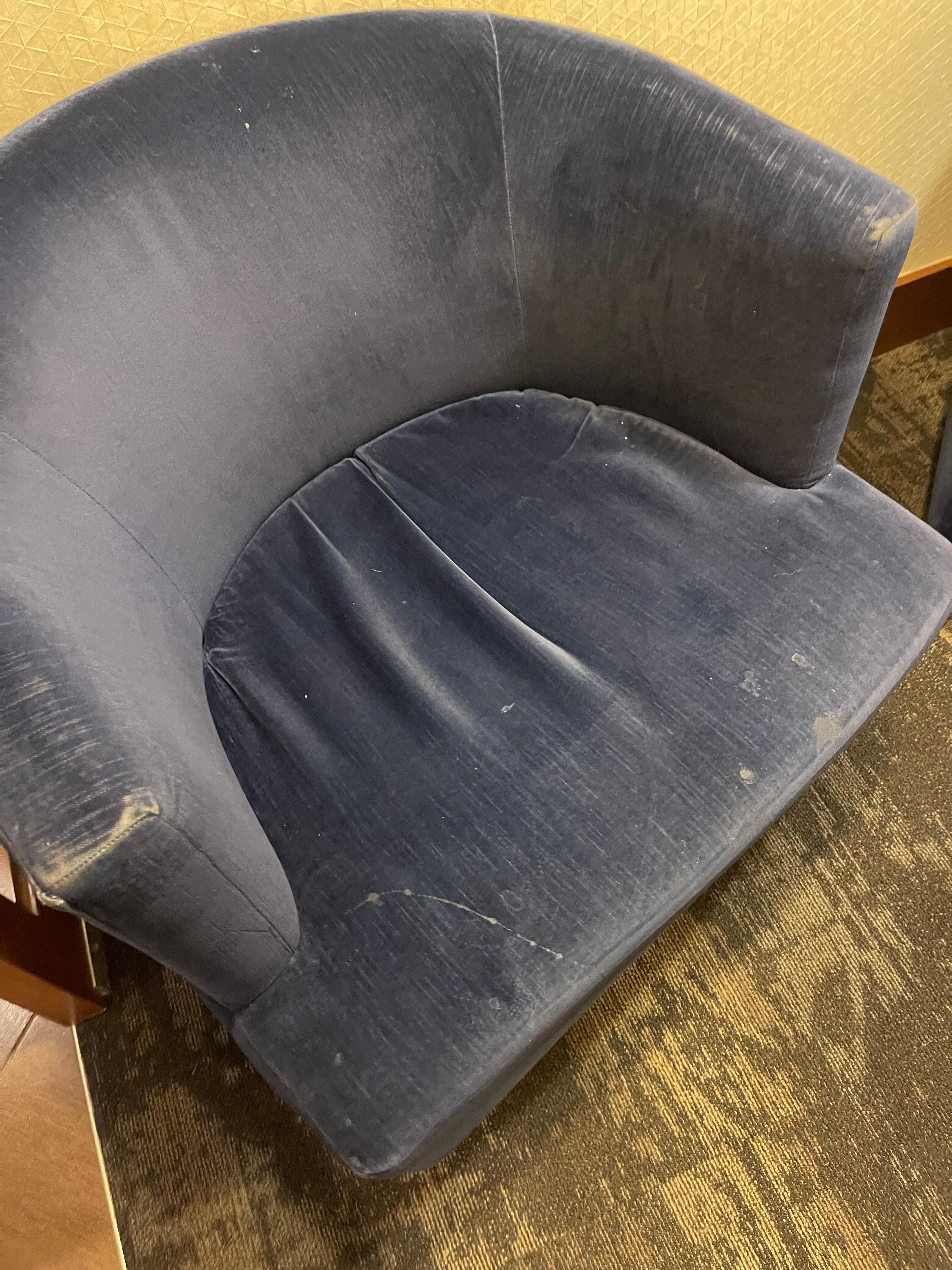 Chair in the Common Area Dirty with stains