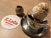 Dessert to end dinner at L Lota.