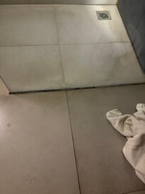 The stained towel