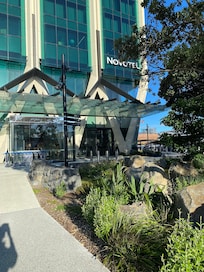 It was possible to sit outside