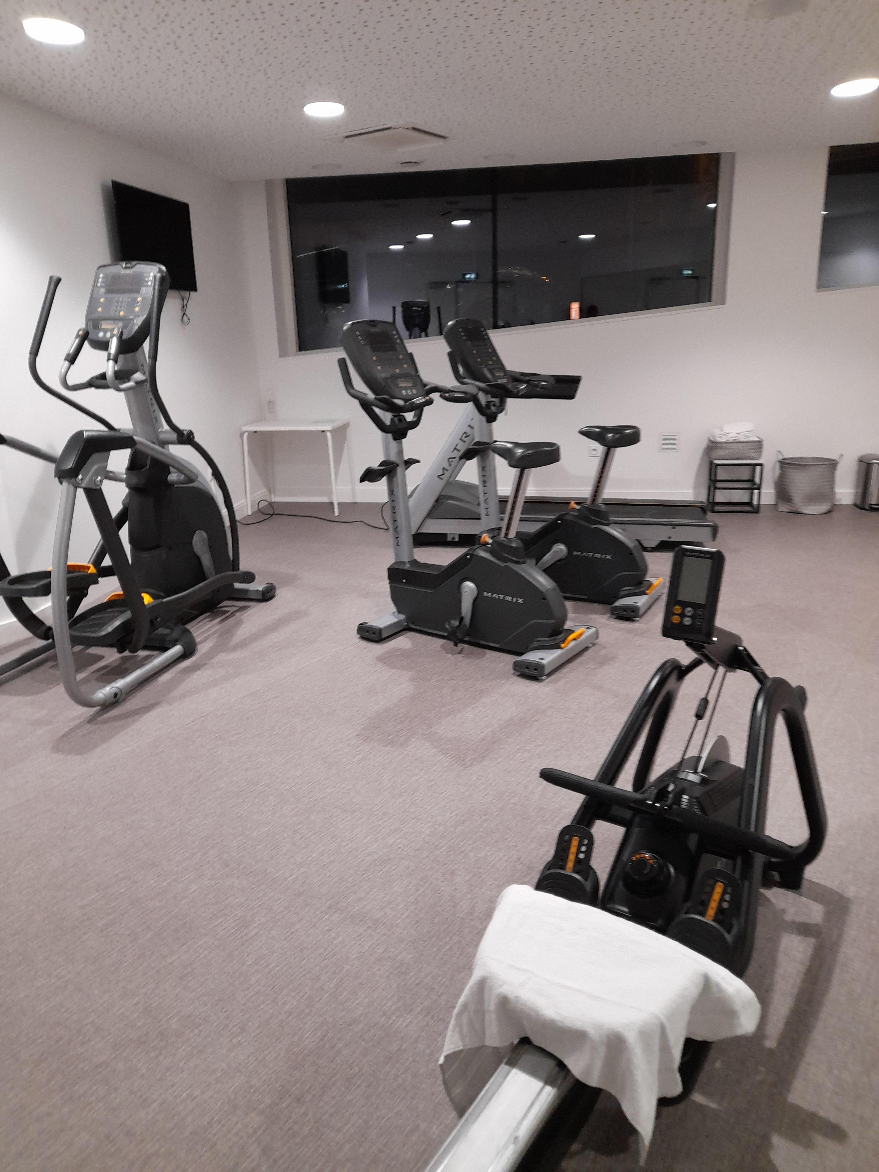 Salle de sport juste avant le hammam