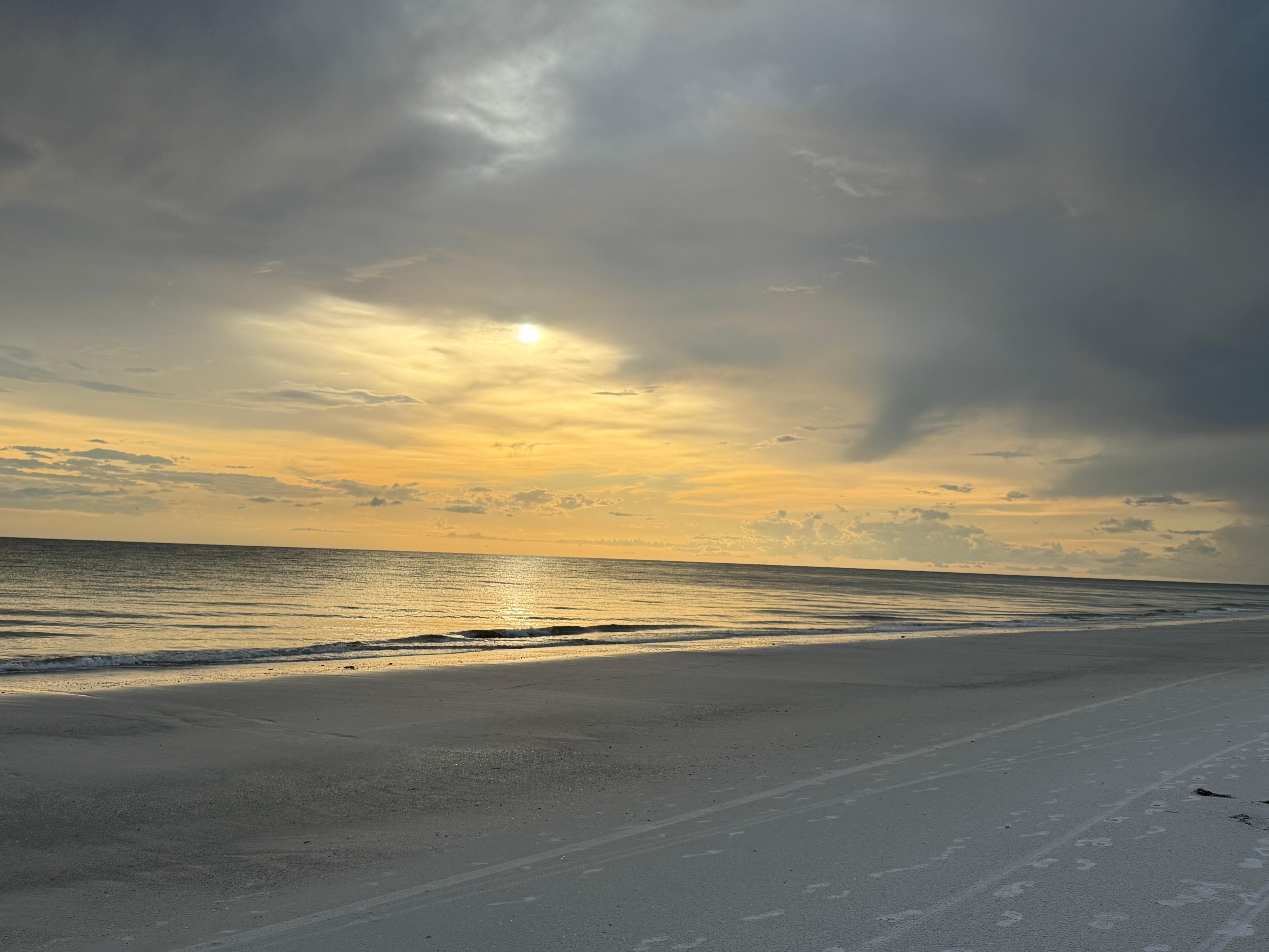 Sunset on the beach!