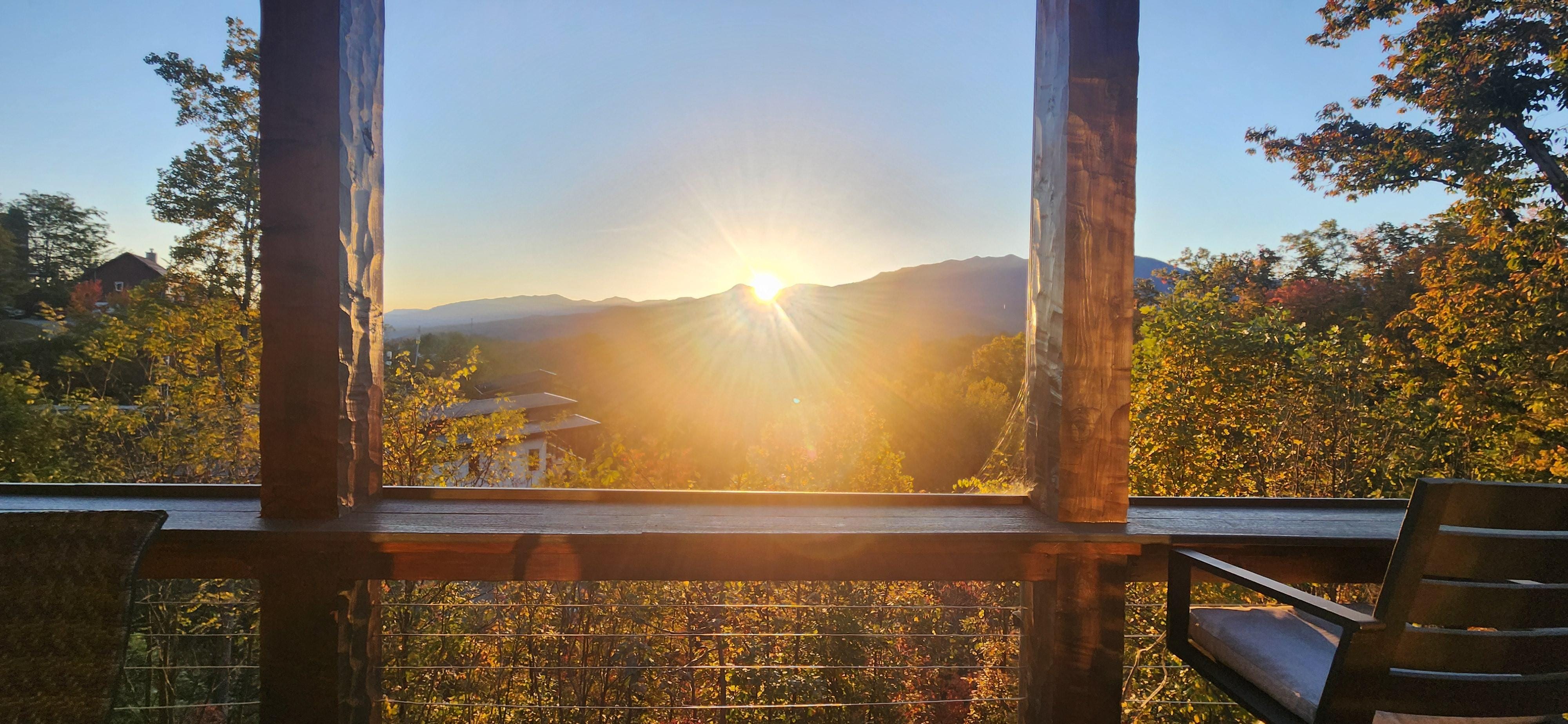 Beautiful sunrise views!