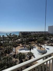 Balcony SW. Main pool under repair, but there’s another one.