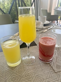 Mimosas and smoothies