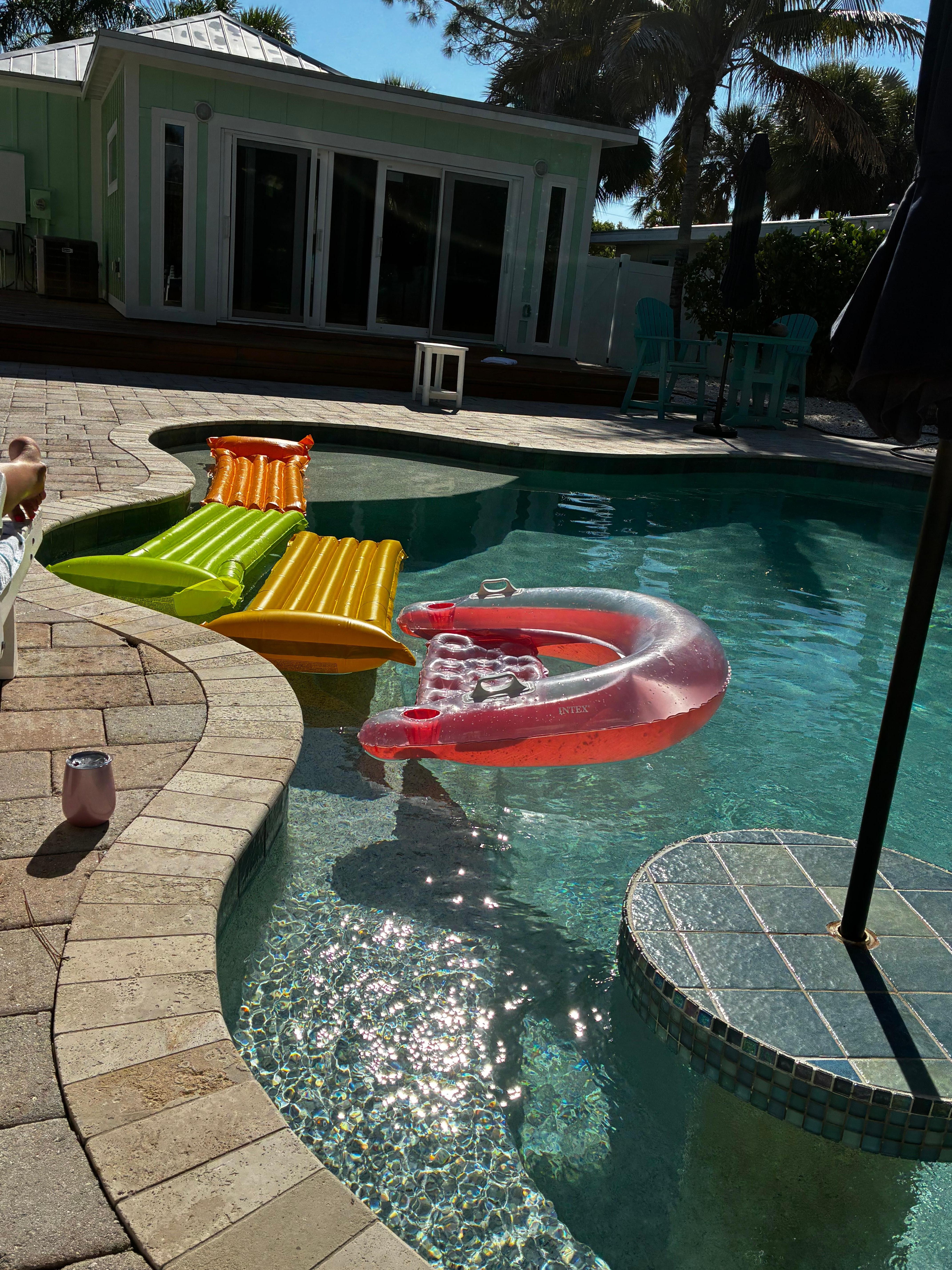 Pool and hot tub were always the perfect temperature 