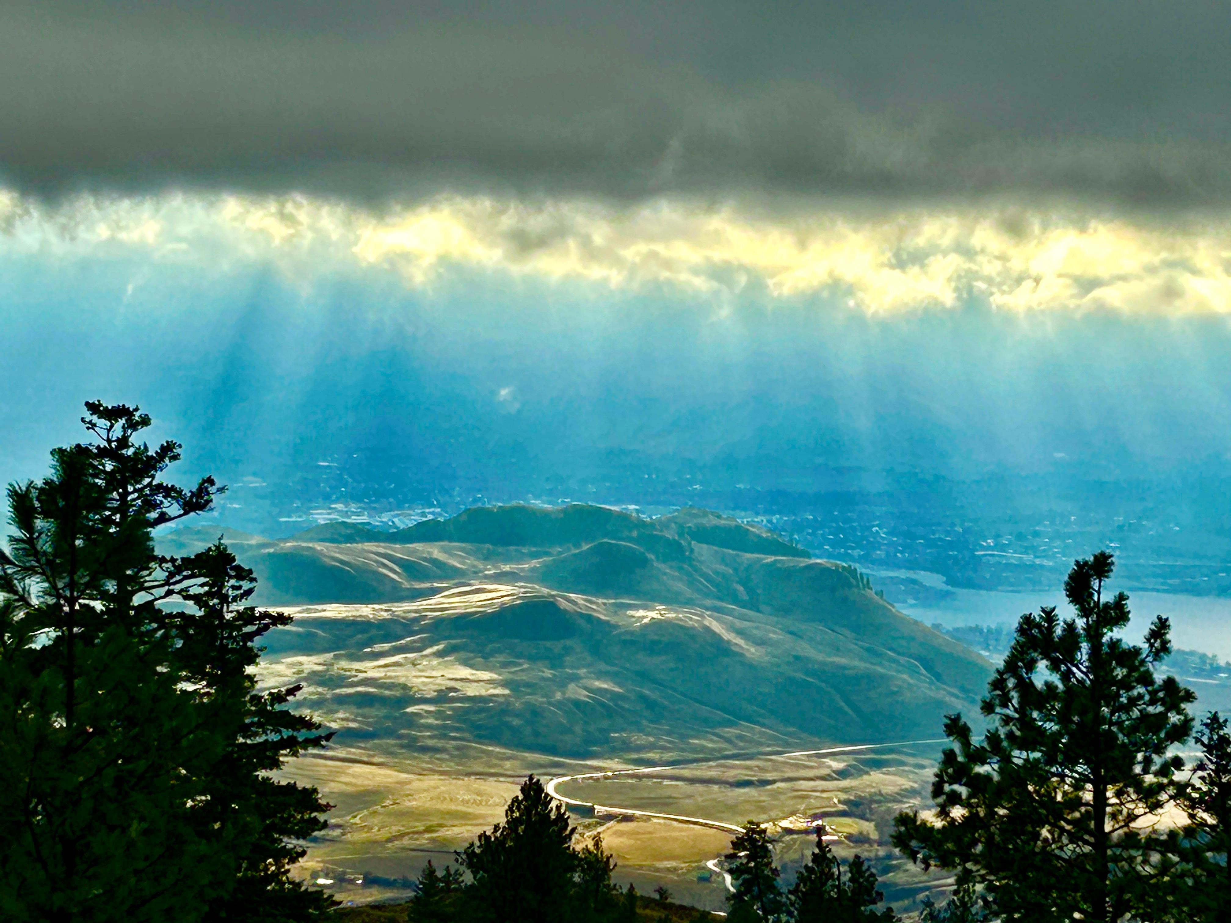 This is the view from the deck. 