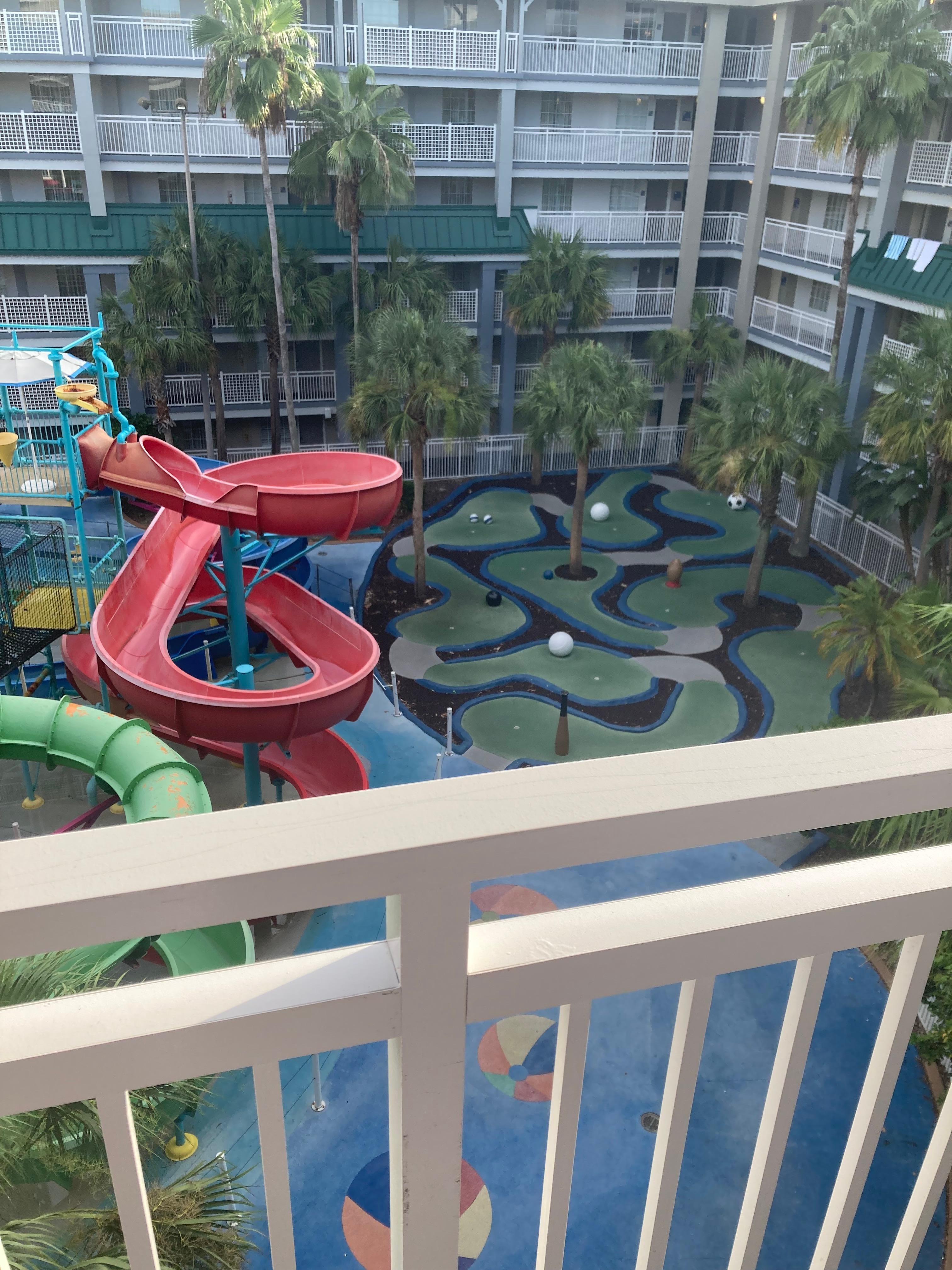 This is there putt putt course 
