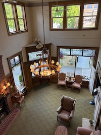 A view of the lobby from 2nd floor.