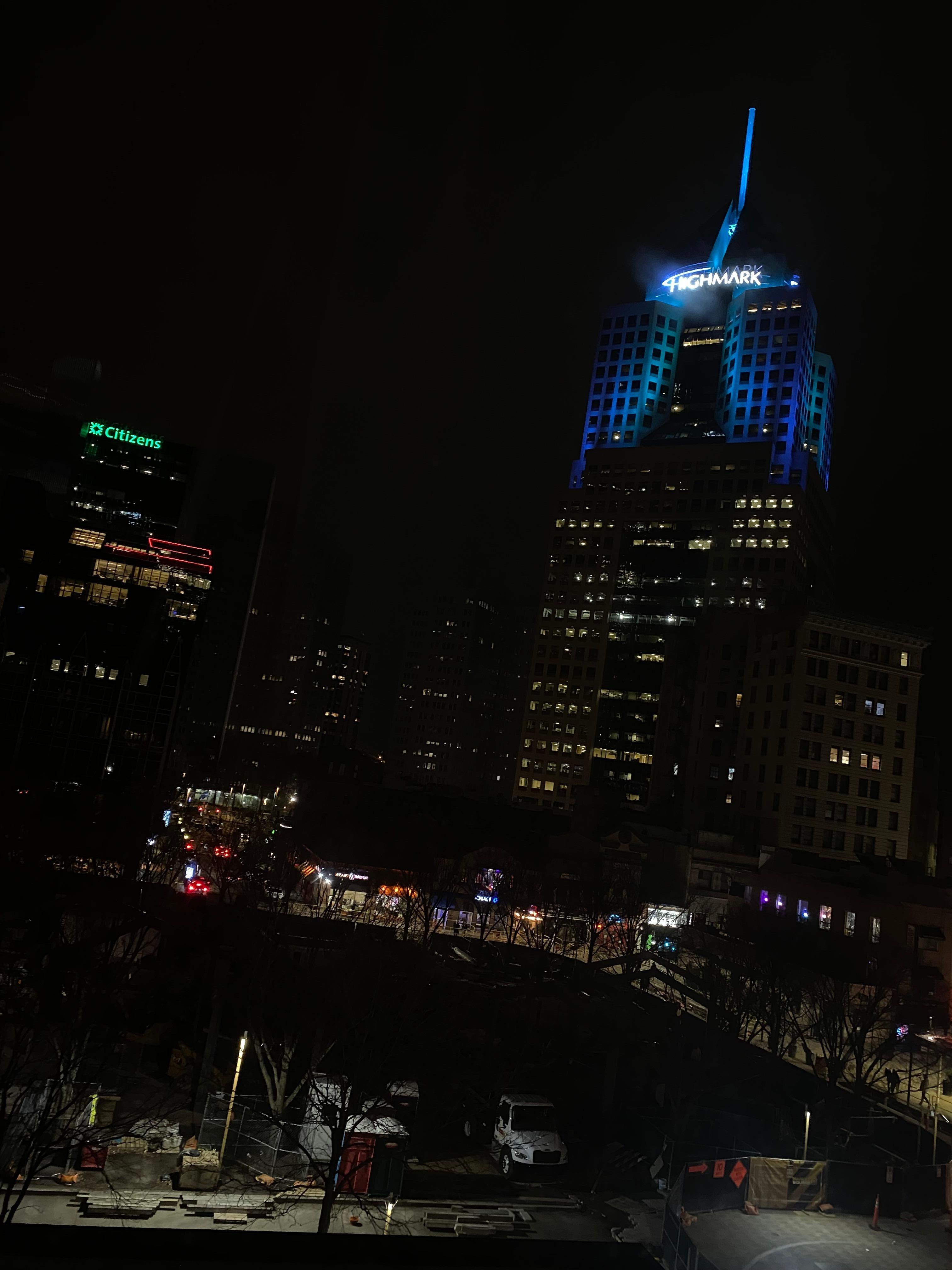 View outside hotel room