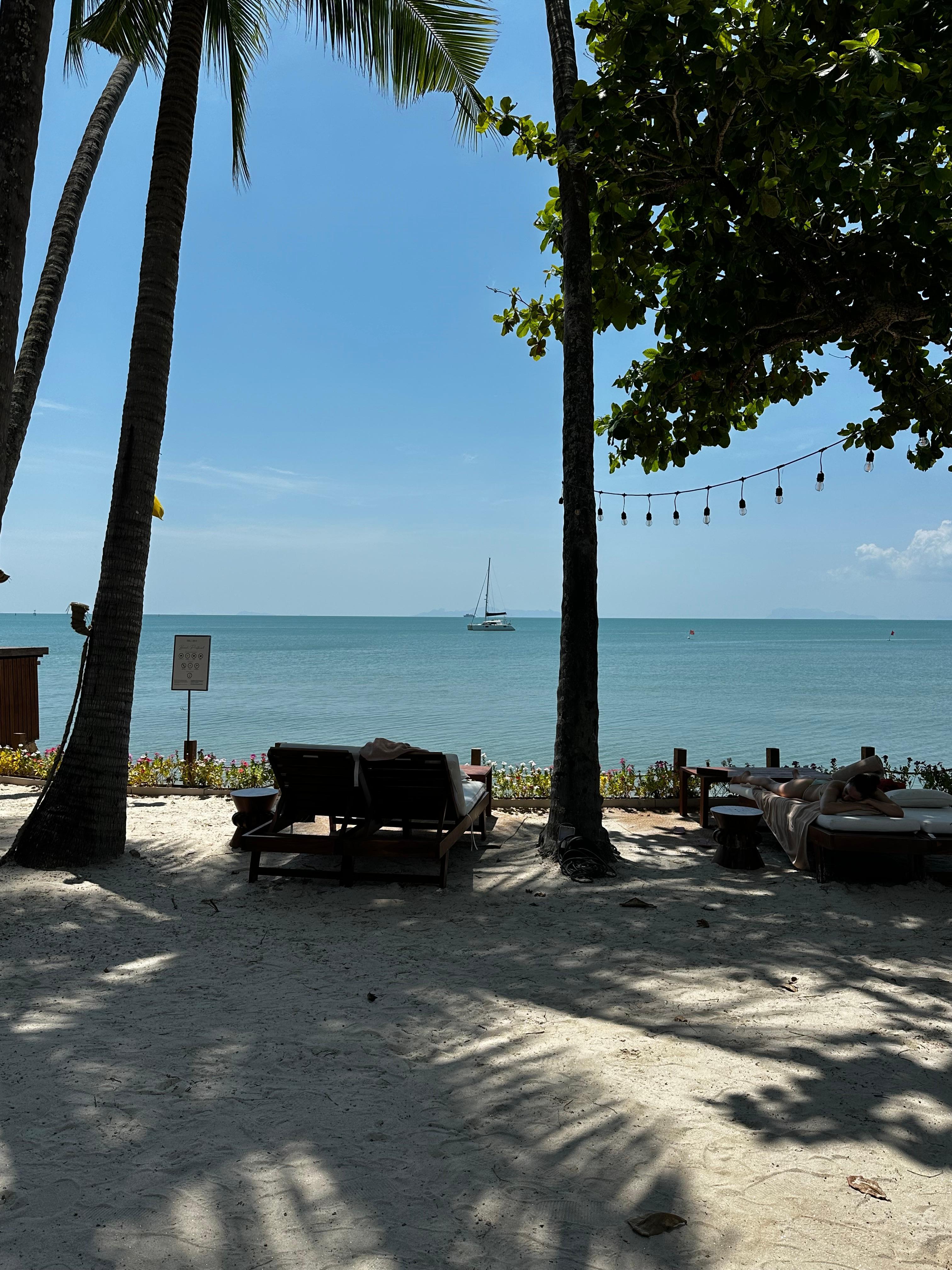 Hotel beach area