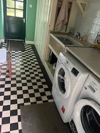 Excellent Laundry option right off the back door