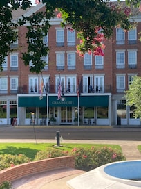 Front of hotel.