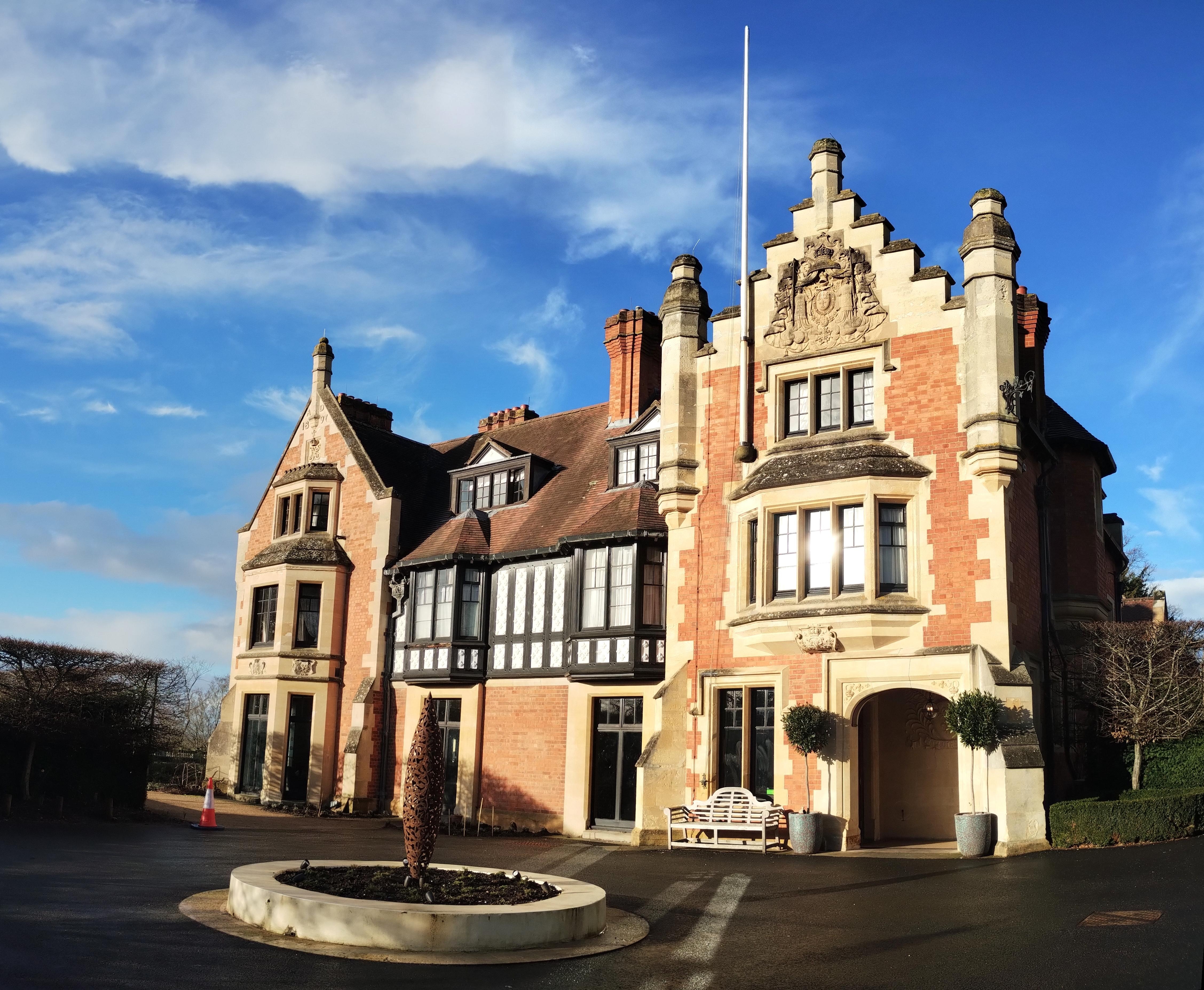 Front entrance - the old house