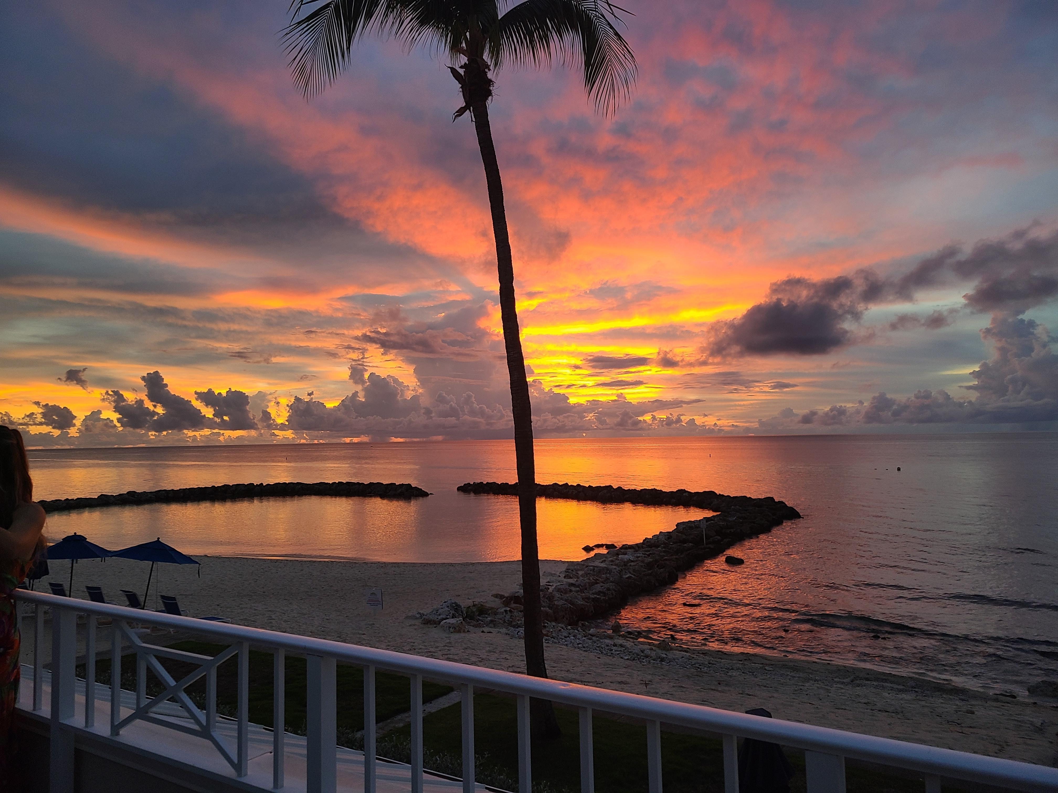 The sunsets were spectacular!