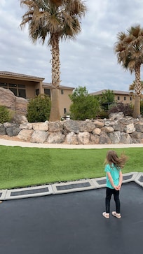 The grandkids Loved the trampoline