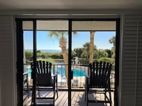 View from living area.