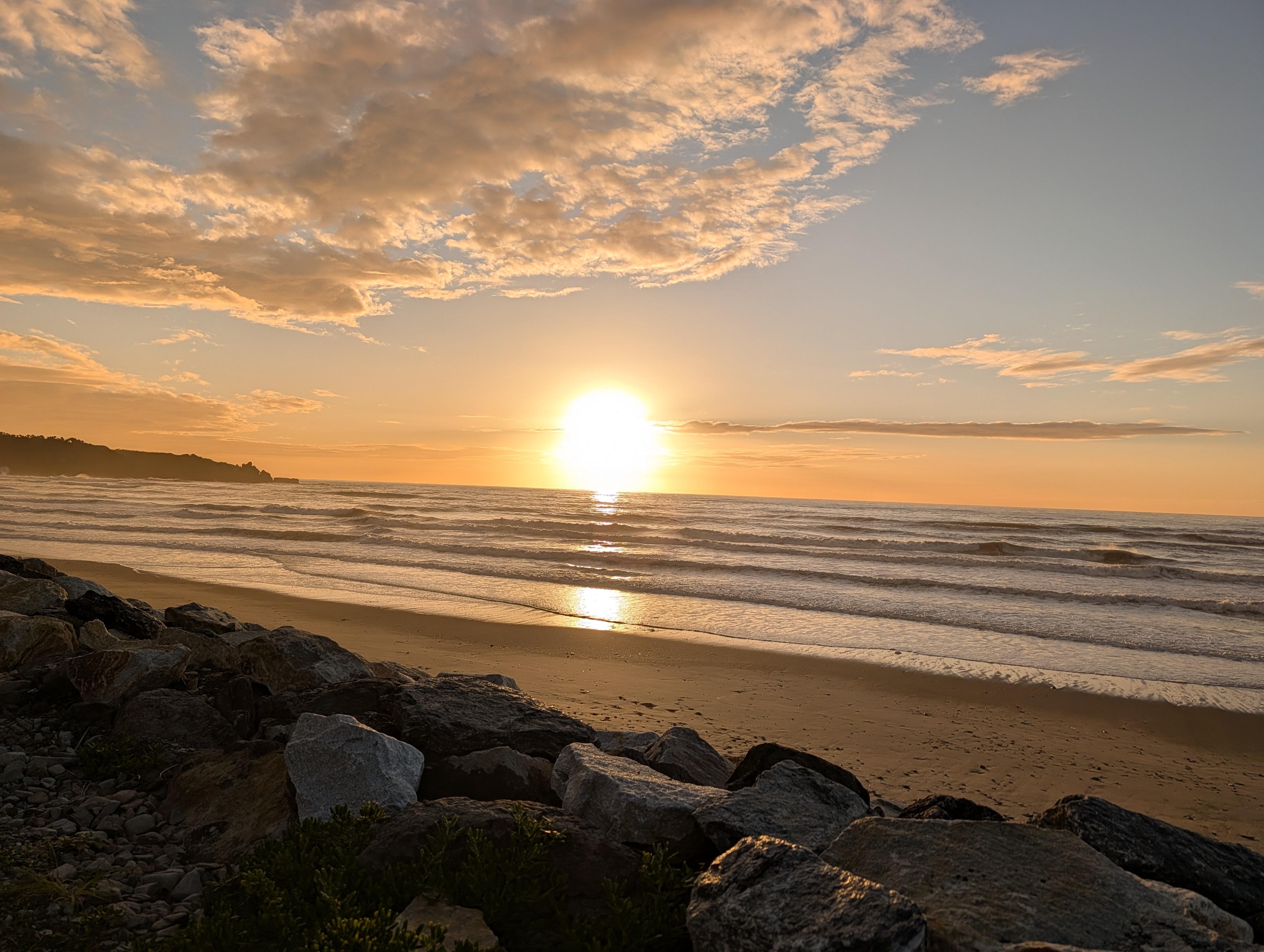 Great sunsets can be found on the nearby beach