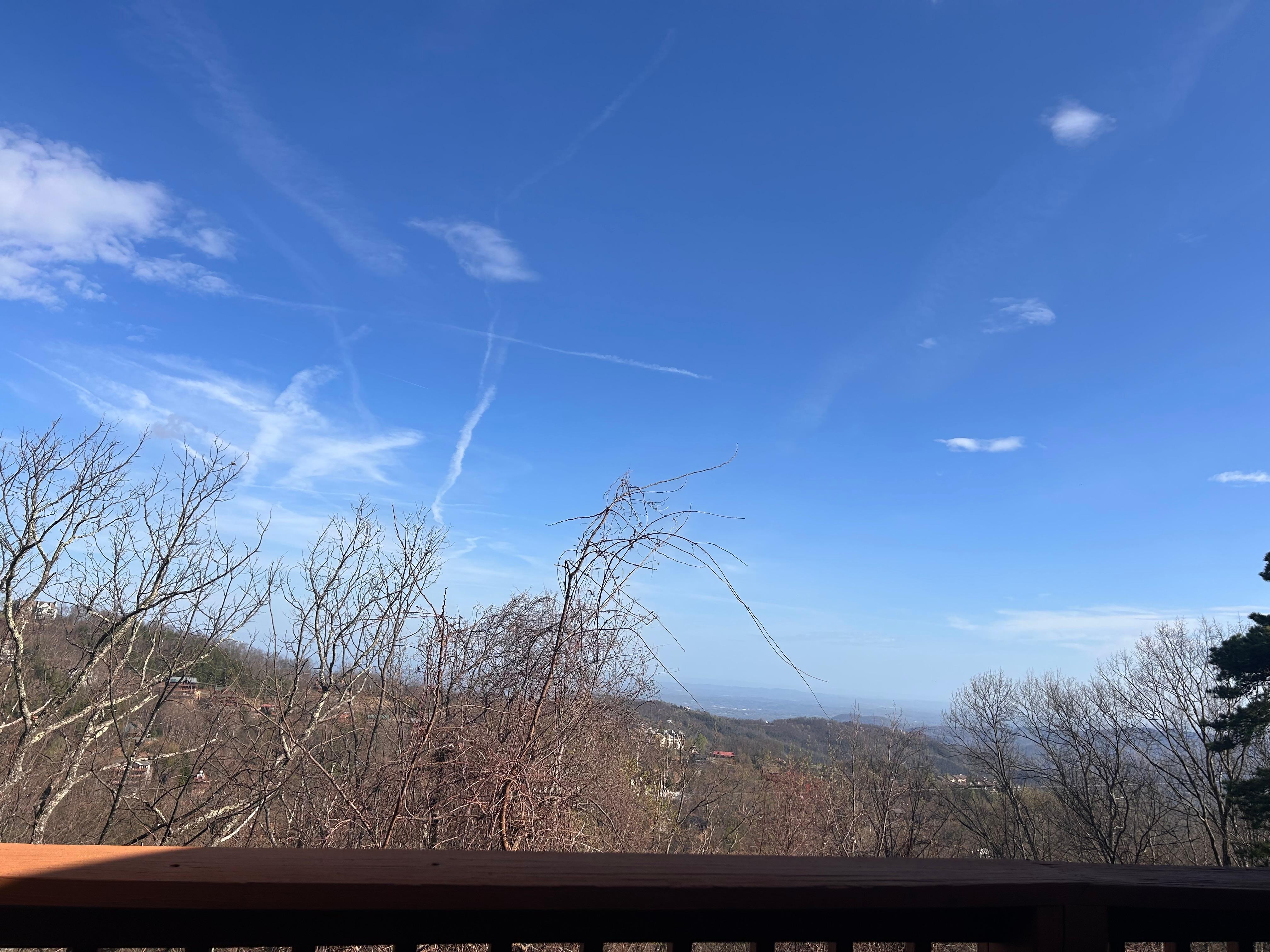 Back deck view during the day