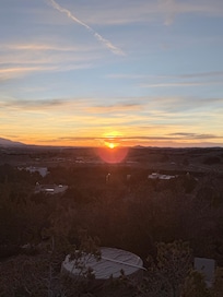 Sunset from the patio