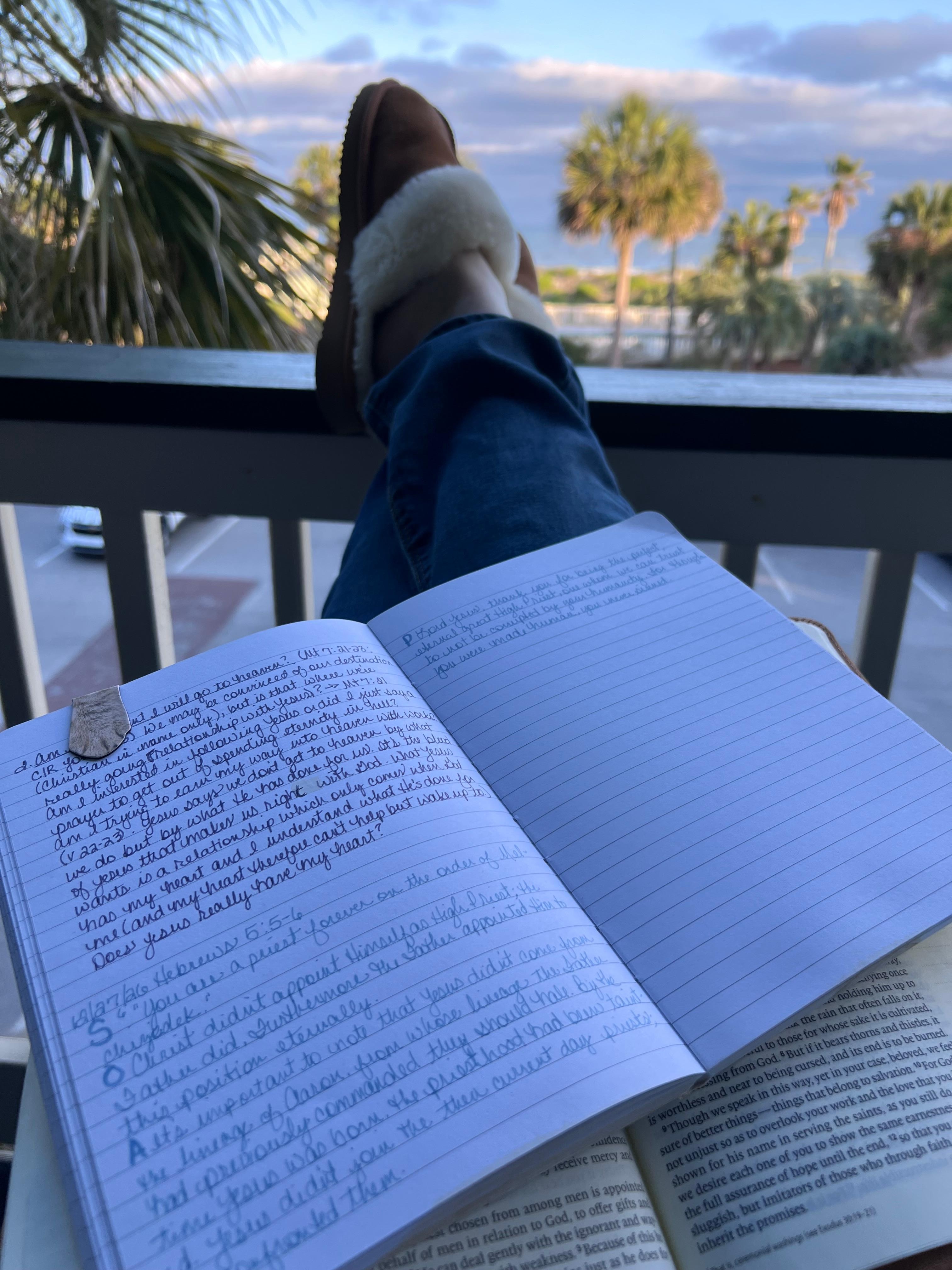 Perfect seating and view from the balcony