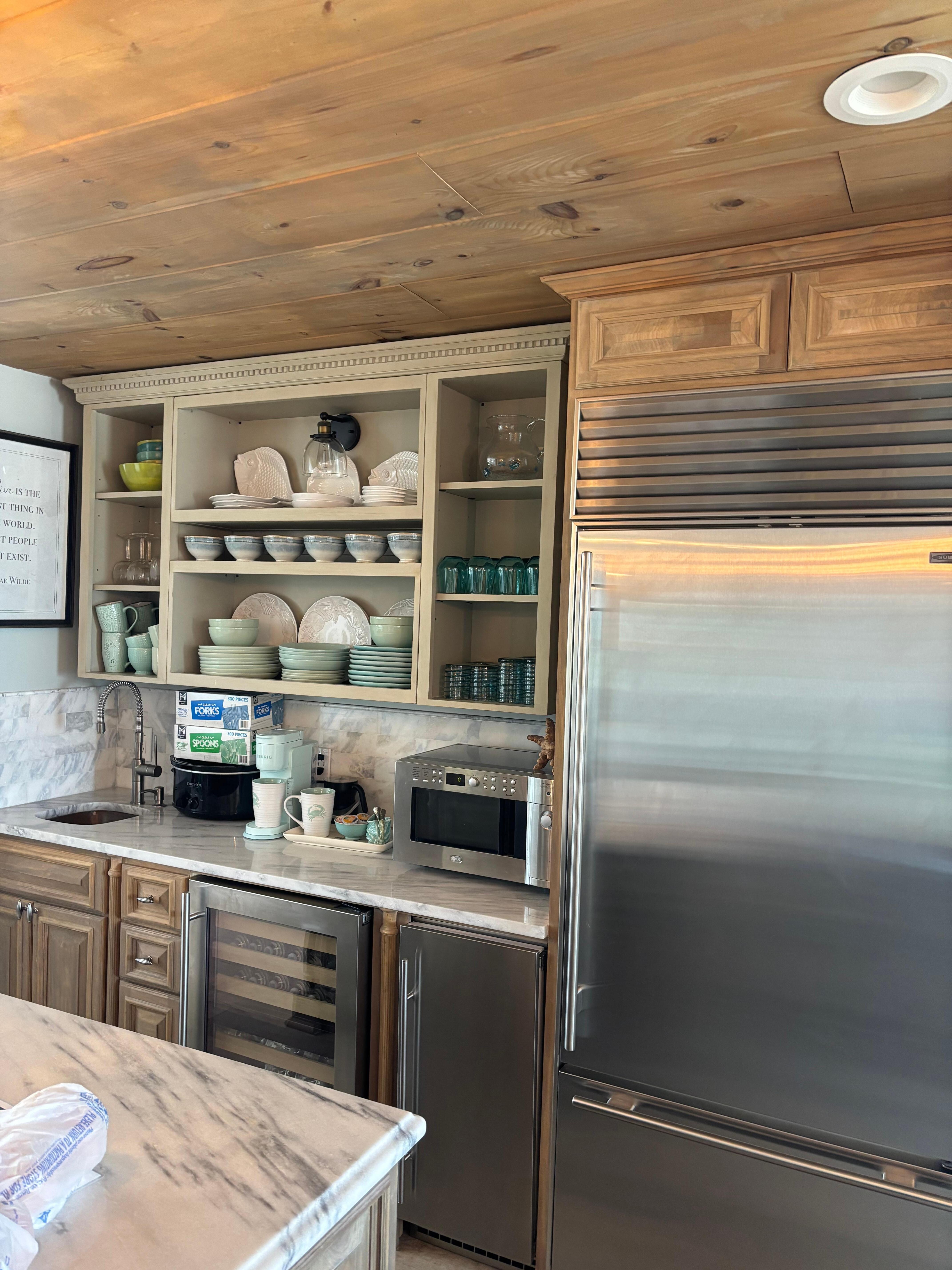 Large fridge that can hold all of your food! 