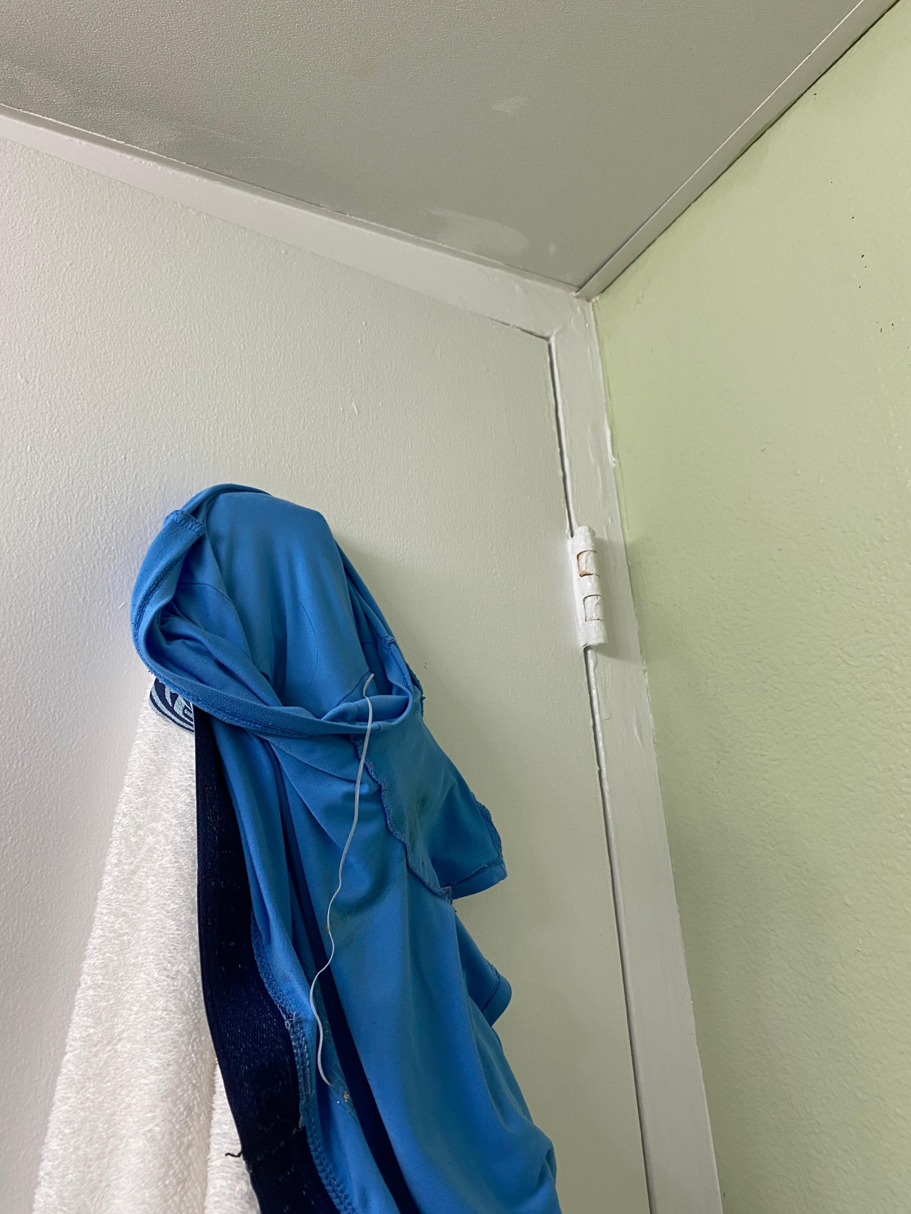 Bathroom - 1 example of the bad paint job.