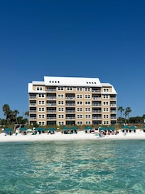 The view of the condo from the ocean.
