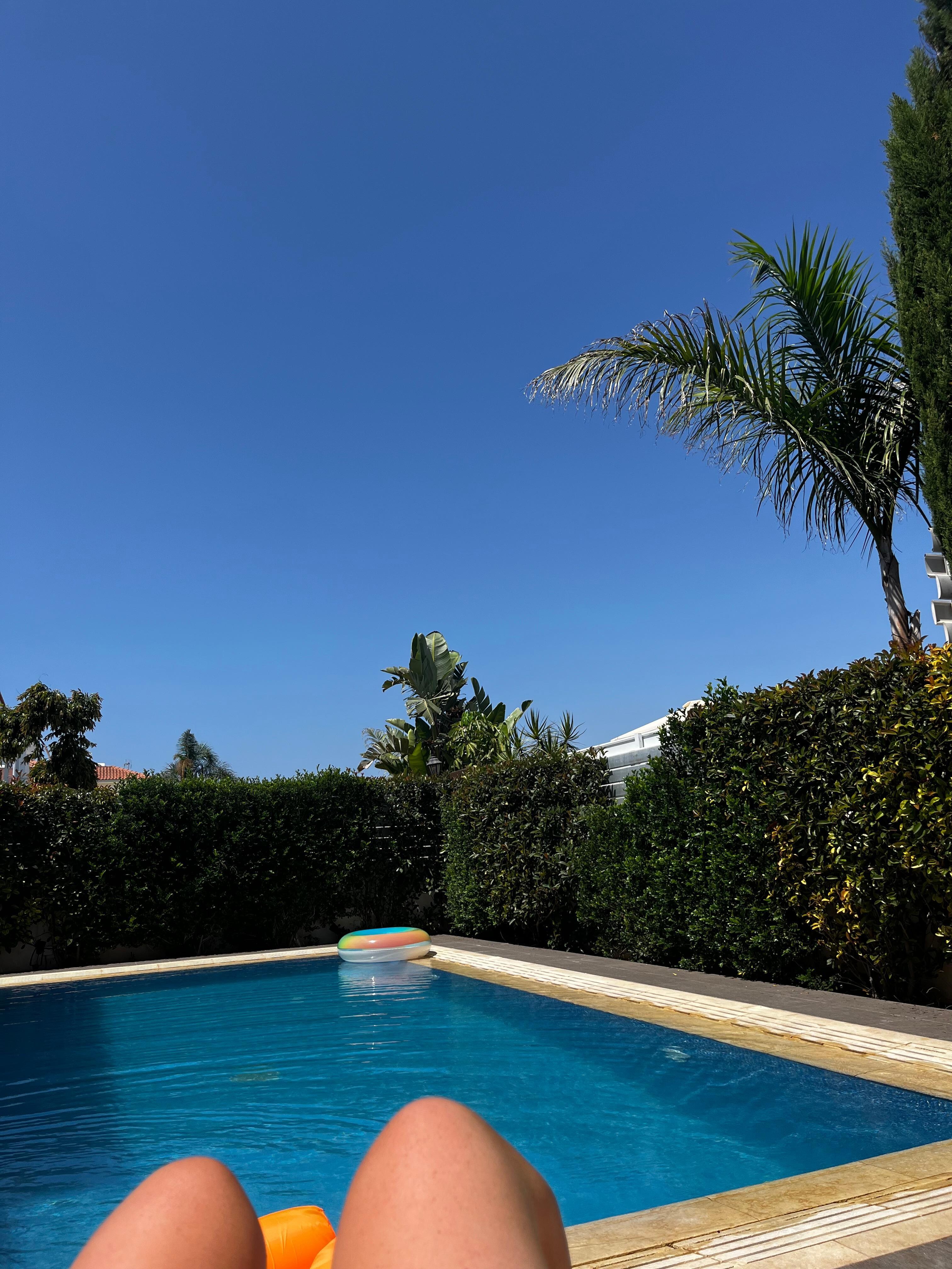 Lovely pool area 