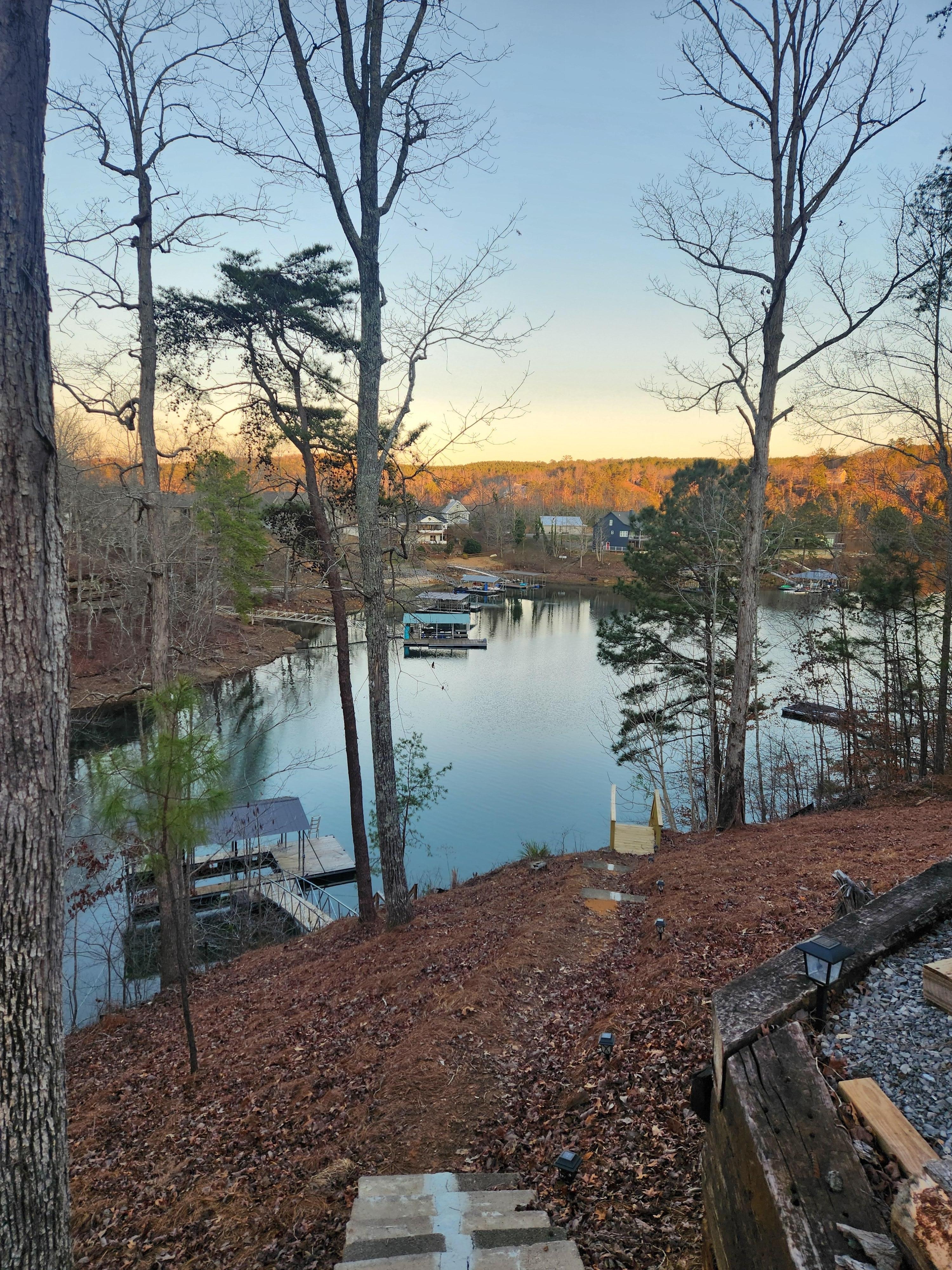 View from outdoor table