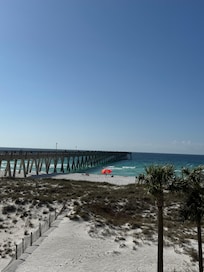 View from living room area balcony